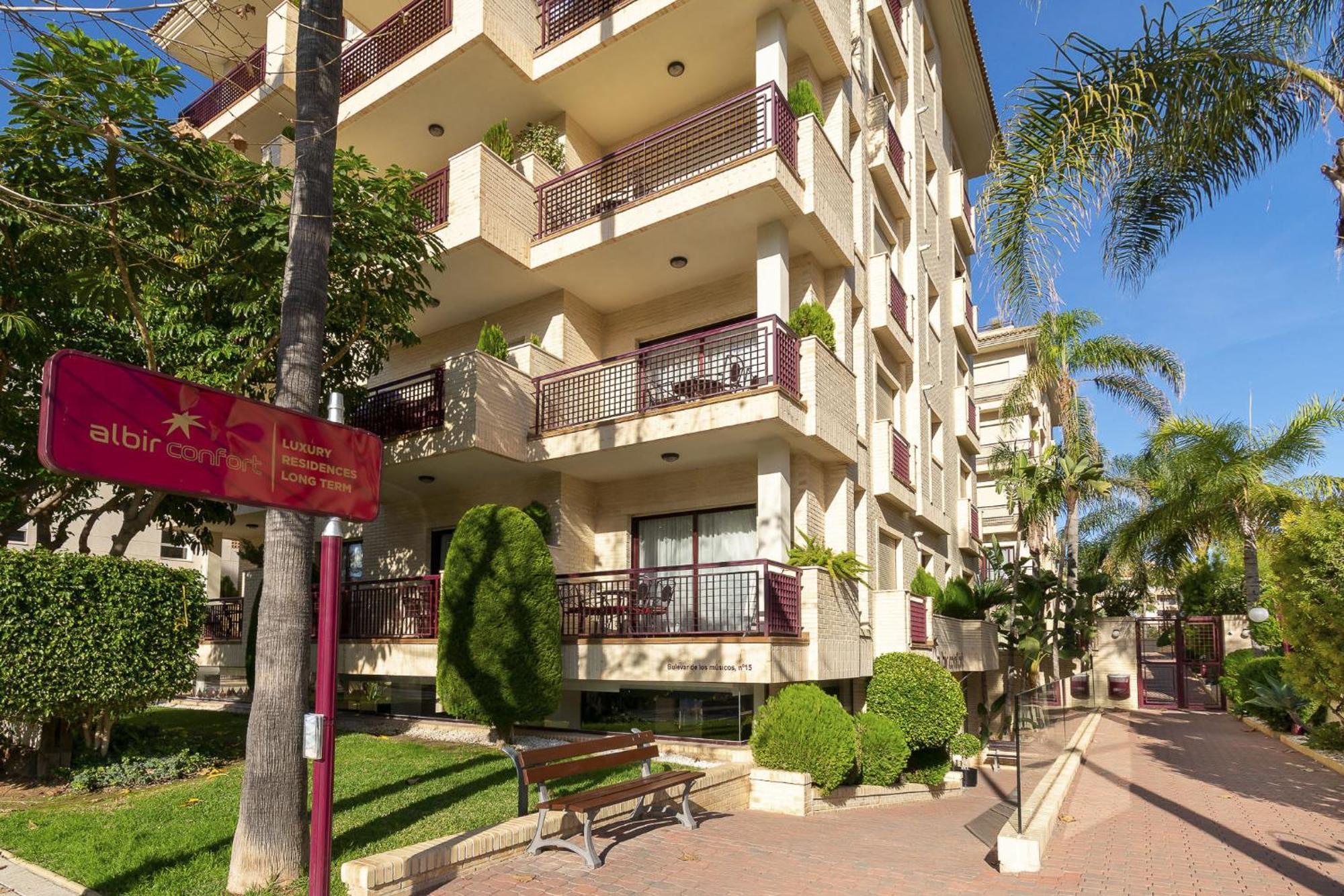 אלביר Apartamentos Albir Confort 1 Dormitorio מראה חיצוני תמונה